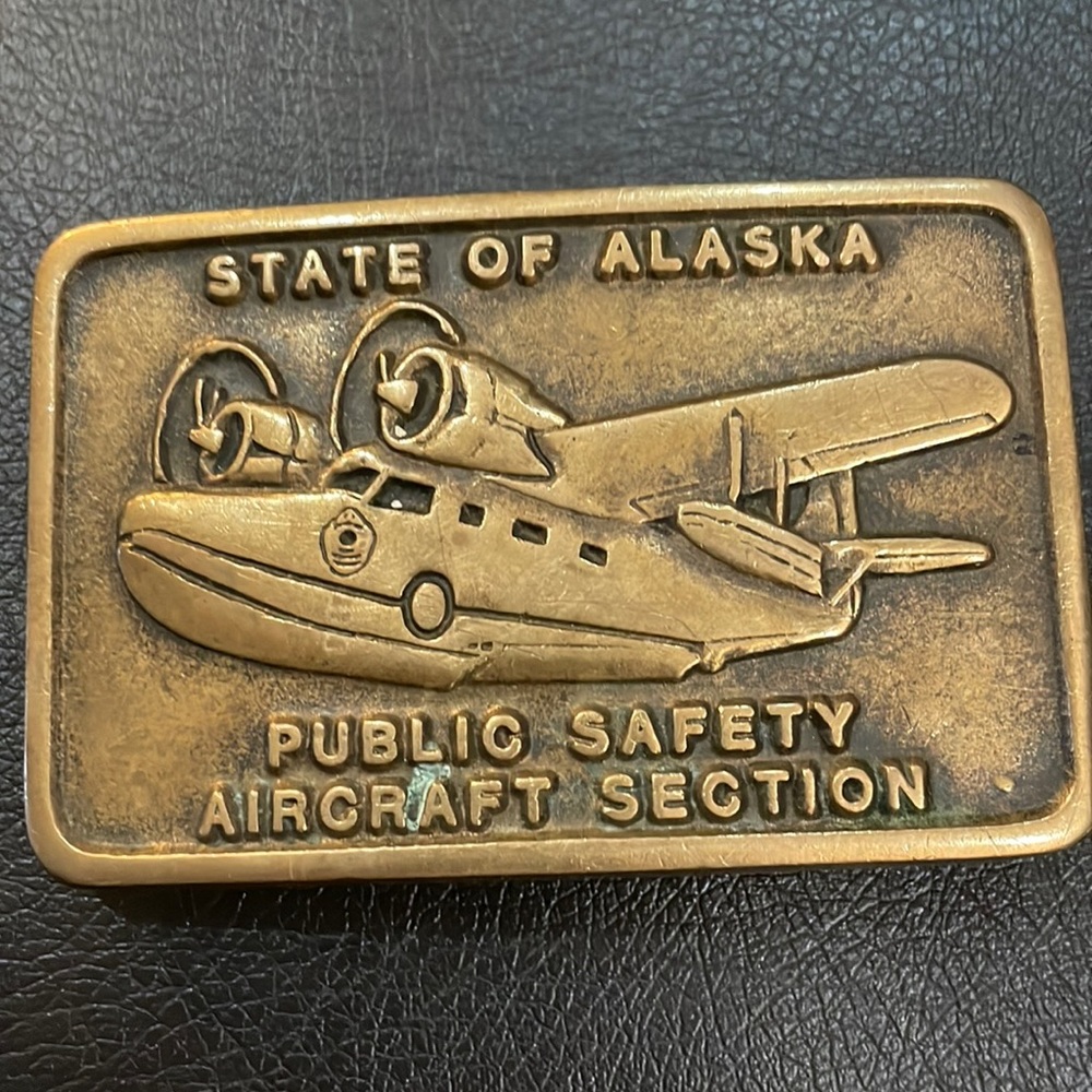 Belt buckle Alaska aviation